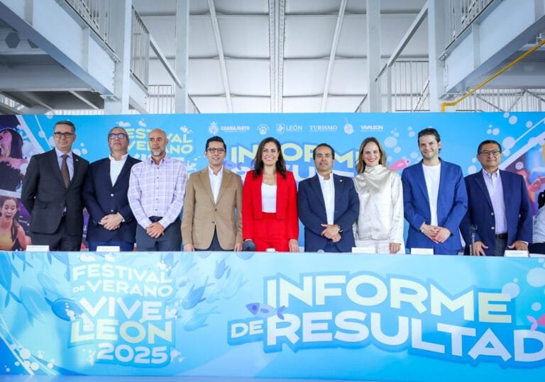 El Festival de Verano Vive León 2025 registró una asistencia histórica de más de 970 mil personas y una derrama económica de 550 millones de pesos.