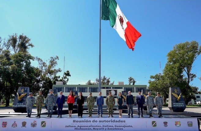 Asiste gobernadora Libia Dennise a la 5ta reunión Regional de Seguridad en Jalisco.
