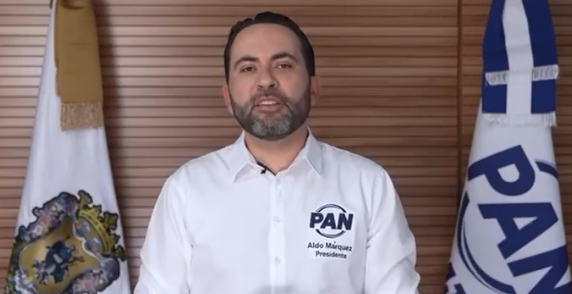 Pide licencia de diputado Aldo Márquez para quedarse de lleno en la dirigencia estatal del PAN.