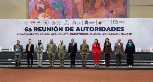 Participa la gobernadora Libia Dennise en la reunión regional de seguridad en Zacatecas.