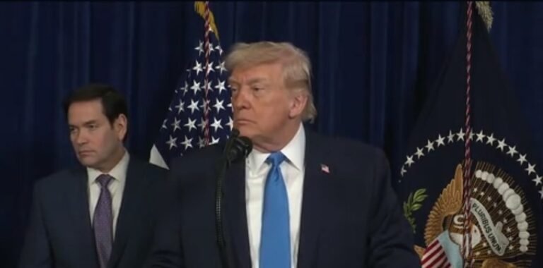 ¡Venezuela es Libre! dijo el Presidente Donald Trump tras la captura de Nicolás Maduro; anunció que Estados Unidos gobernará Venezuela hasta que se logre una transición ordenada.