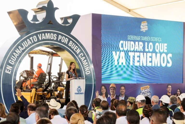 Libia Dennise arranca programa de conservación carretera con inversión histórica de 939.7 millones de pesos.