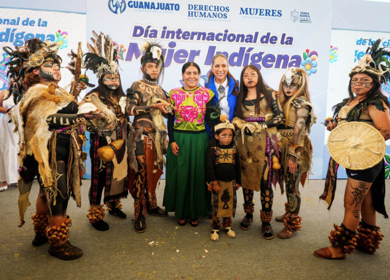 En el Día Internacional de la Mujer Indígena, la gobernadora Libia Dennise reconoce su lucha y liderazgo en Guanajuato.